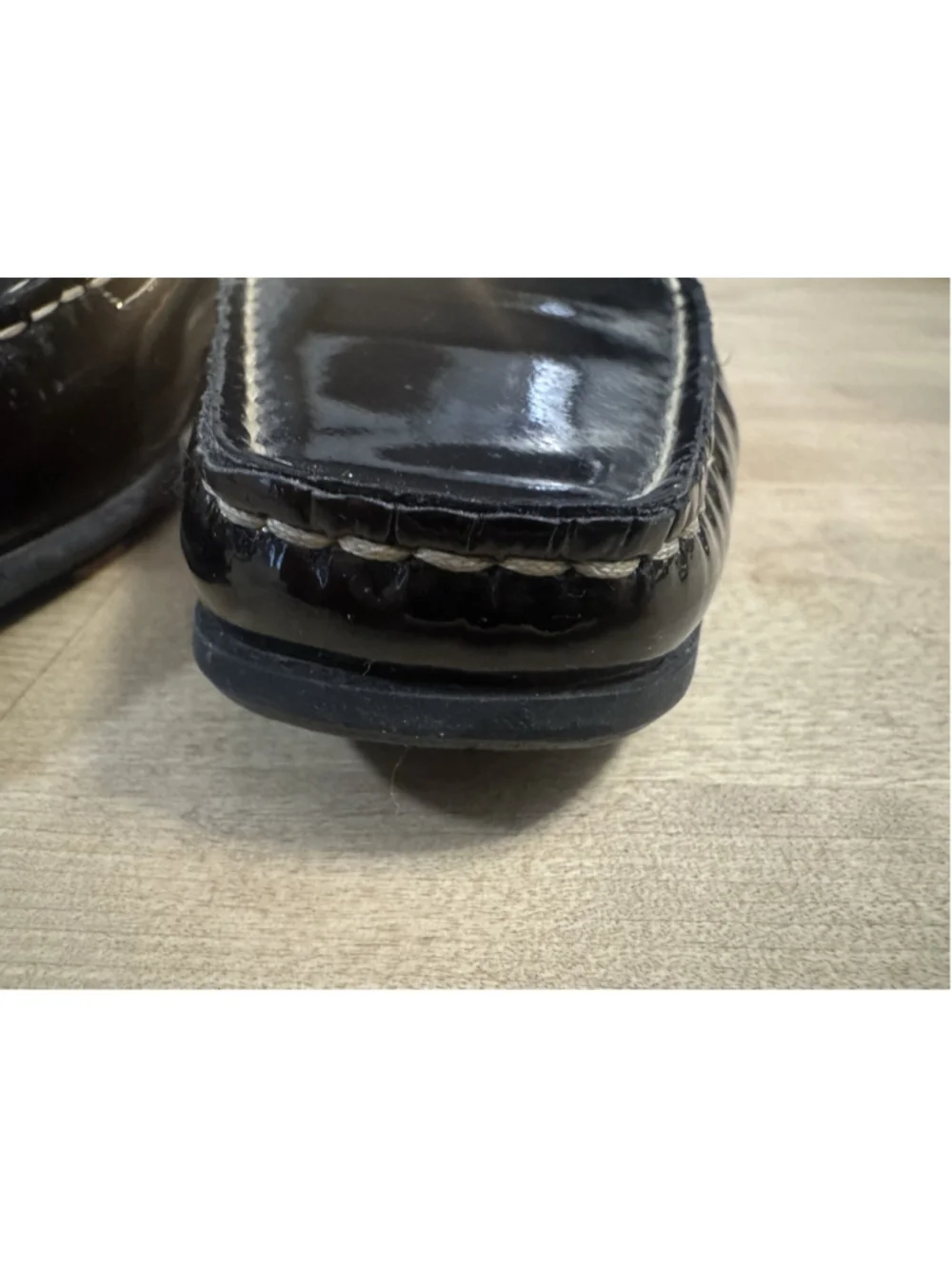 Mephisto black Patent leather Neda Shiny penny loafers Women's sz 7